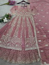 SR 1681 Crunchy Silk Heavy Embroidery Work Top With Sharara Dupatta Online Wholesale
